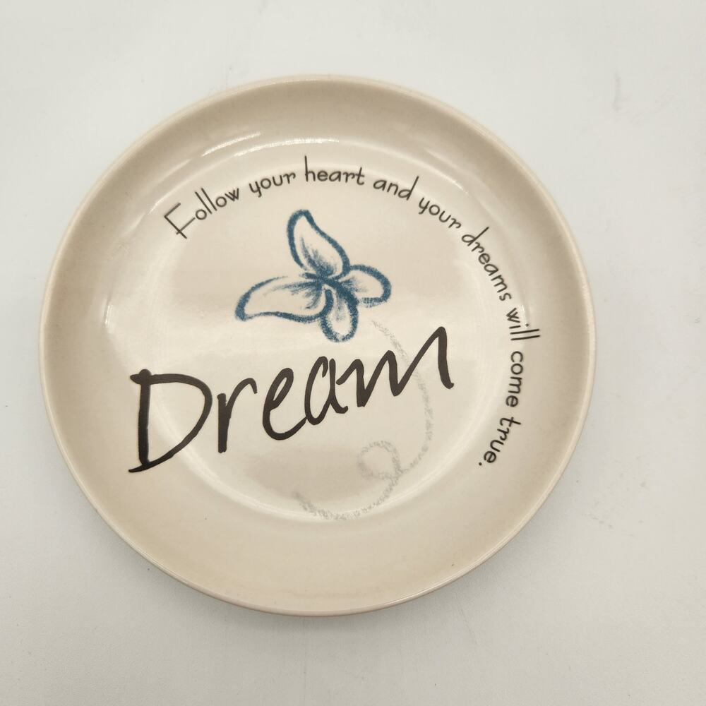 Dream "Follow Your‎ Heart and Your Dreams Will Come True" Trinket Dish By Carson